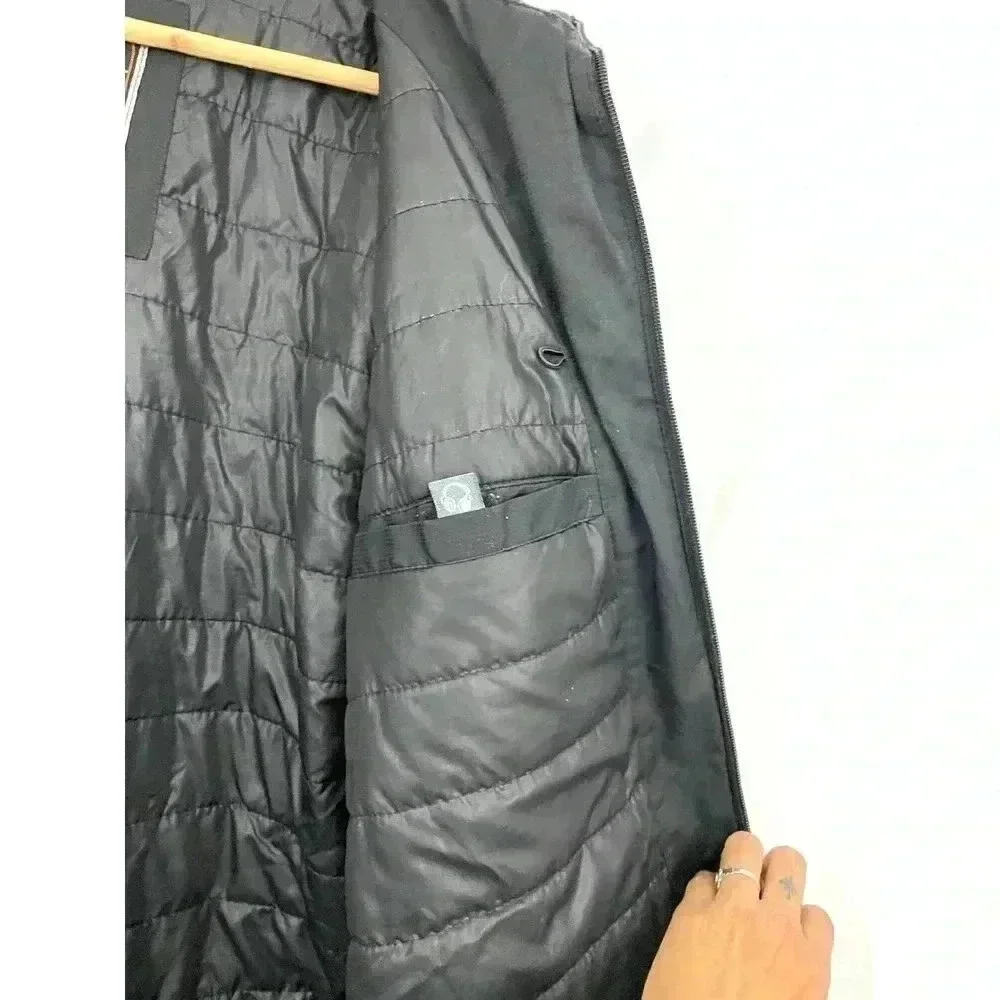 Free Country Black Quilted Lined Jacket Men's‎ Medium